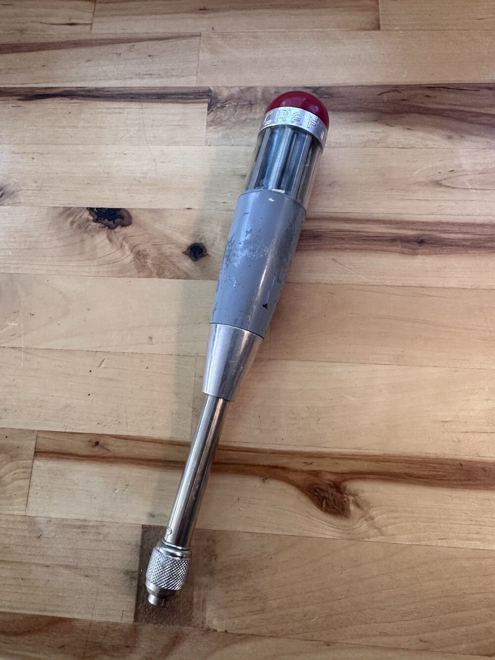 Vintage Craftsman Redtop Model 4220 Hand Push Drill With Bits
